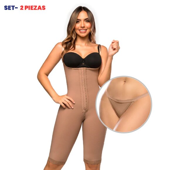Colombian Stagmi SMI7155 Long Girdle Shaper Best Shaper BodySuit Fajas NEW $160! - Picture 10 of 17
